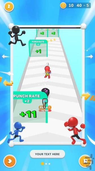 بازی مشت زنی - Gameplay image of android game