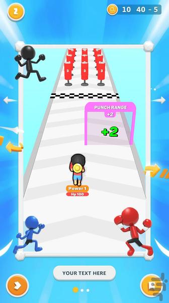 بازی مشت زنی - Gameplay image of android game