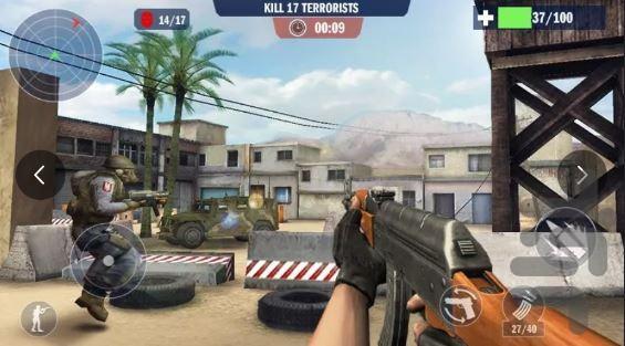 بازی کانتر شوتینگ - Gameplay image of android game