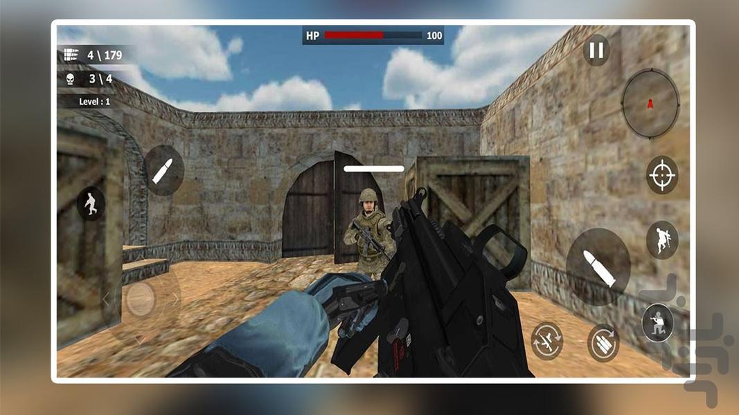 بازی کانتر شوتینگ - Gameplay image of android game