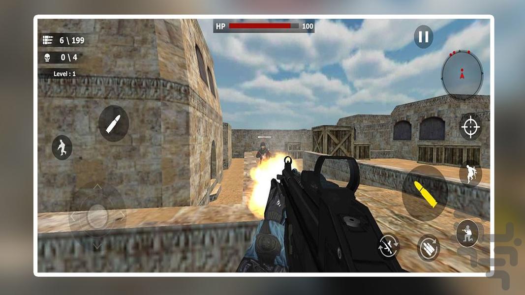 بازی کانتر شوتینگ - Gameplay image of android game