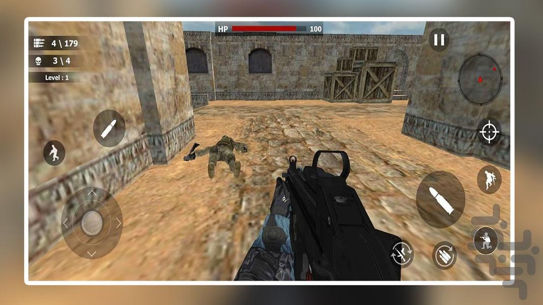 بازی کانتر شوتینگ - Gameplay image of android game