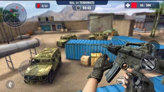 بازی کانتر شوتینگ - Gameplay image of android game