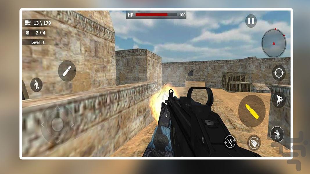 بازی کانتر شوتینگ - Gameplay image of android game