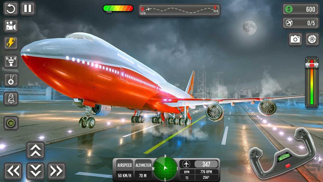 بازی راننده هواپیمای مسافربری - عکس بازی موبایلی اندروید