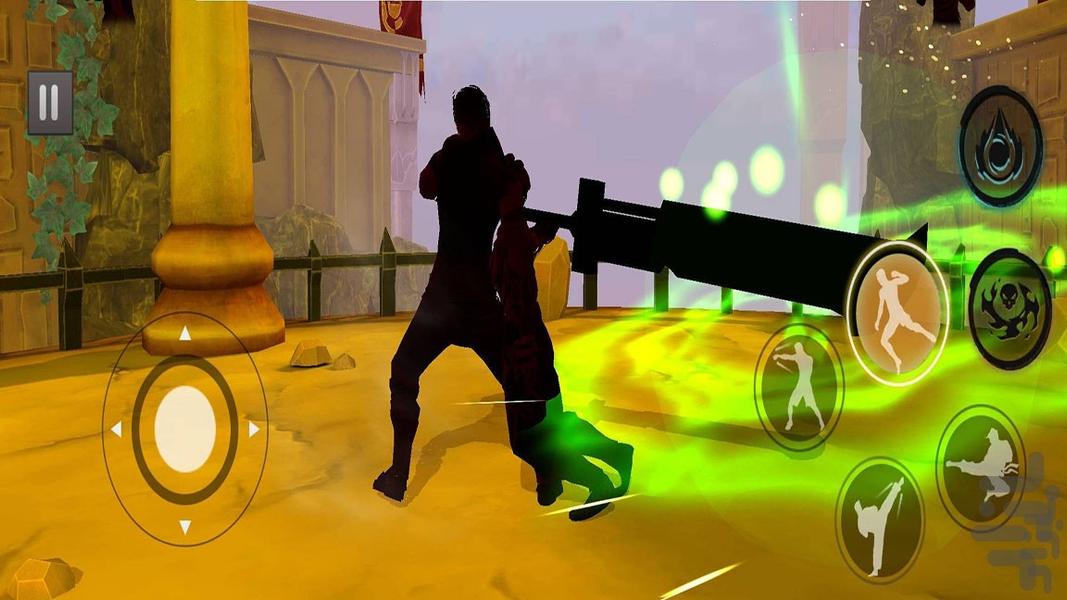 بازی جنگی مبارزه خیابانی - Gameplay image of android game