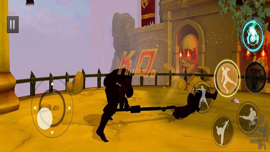 بازی جنگی مبارزه خیابانی - Gameplay image of android game