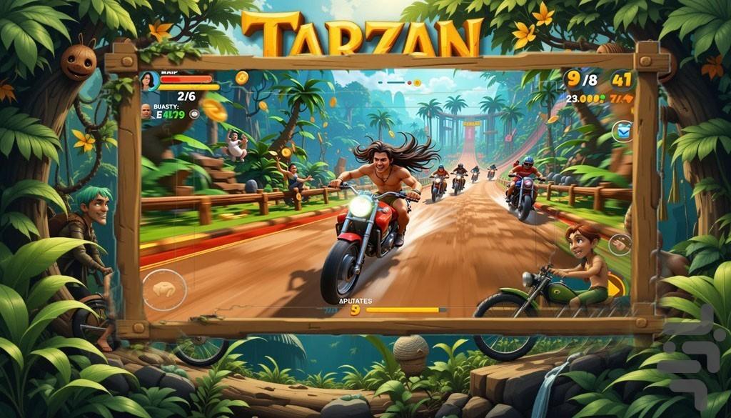 بازی تارزان - Gameplay image of android game