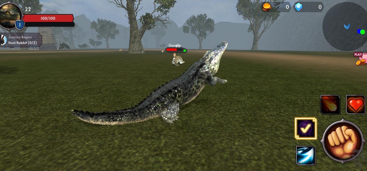 بازی جدید تمساح دیوانه - Gameplay image of android game