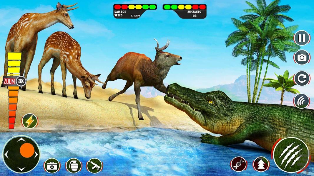بازی جدید تمساح دیوانه - عکس بازی موبایلی اندروید