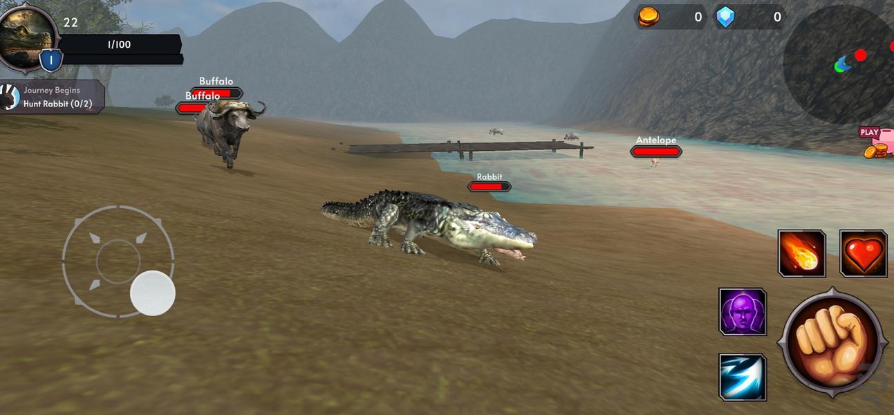 بازی جدید تمساح دیوانه - Gameplay image of android game