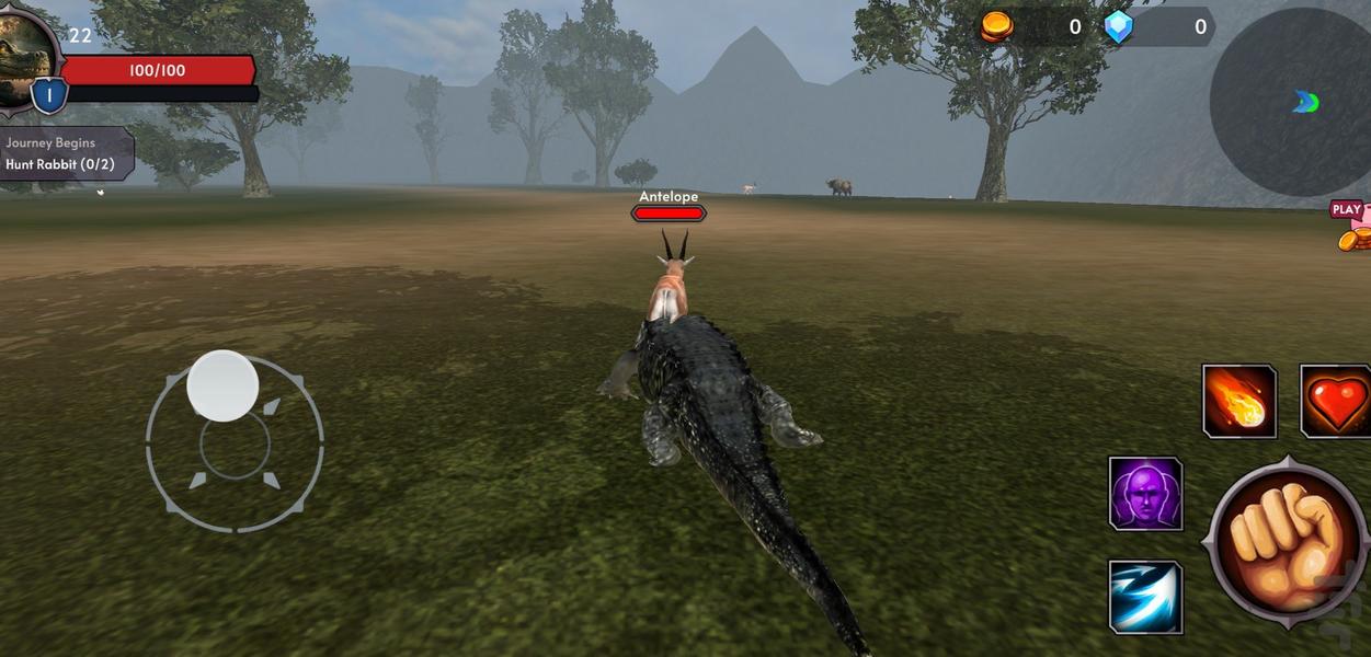 بازی جدید تمساح دیوانه - Gameplay image of android game