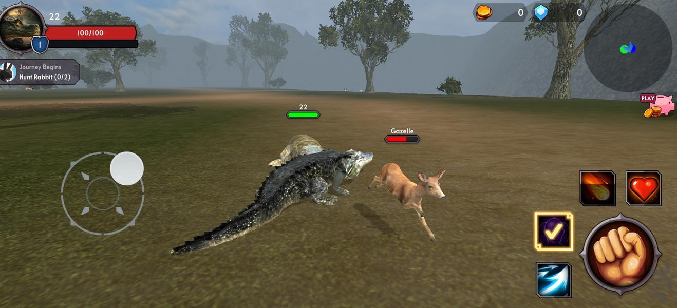 بازی جدید تمساح دیوانه - Gameplay image of android game