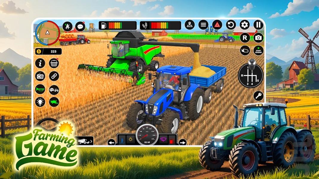 تراکتور بازی - Gameplay image of android game