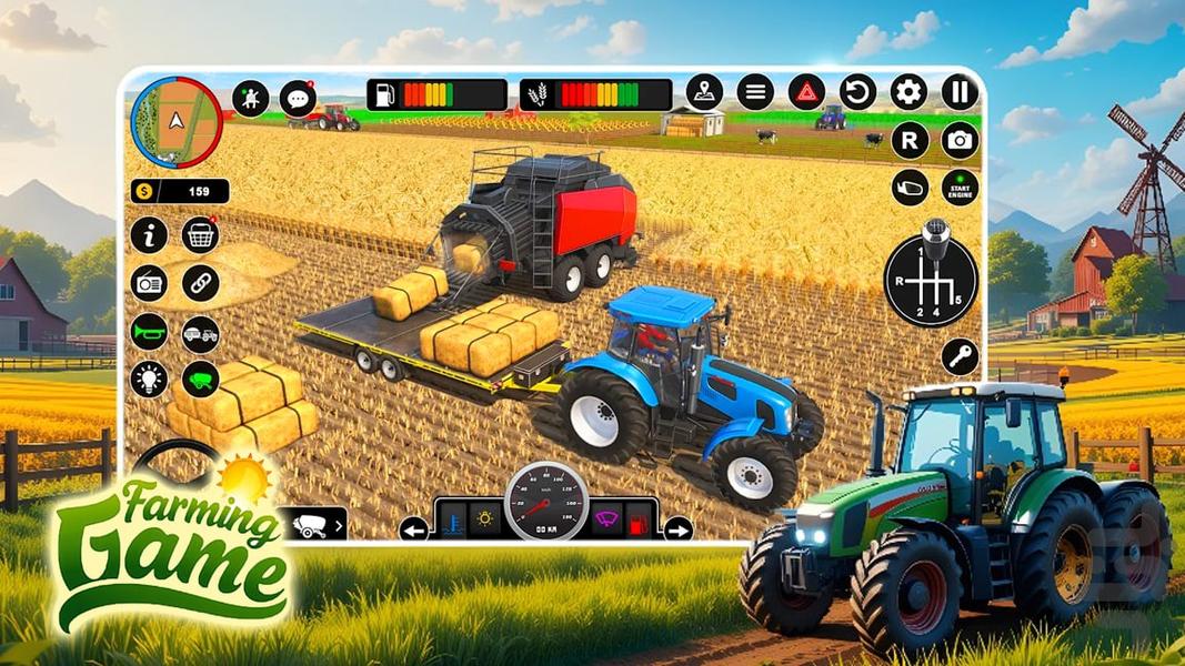 تراکتور بازی - Gameplay image of android game