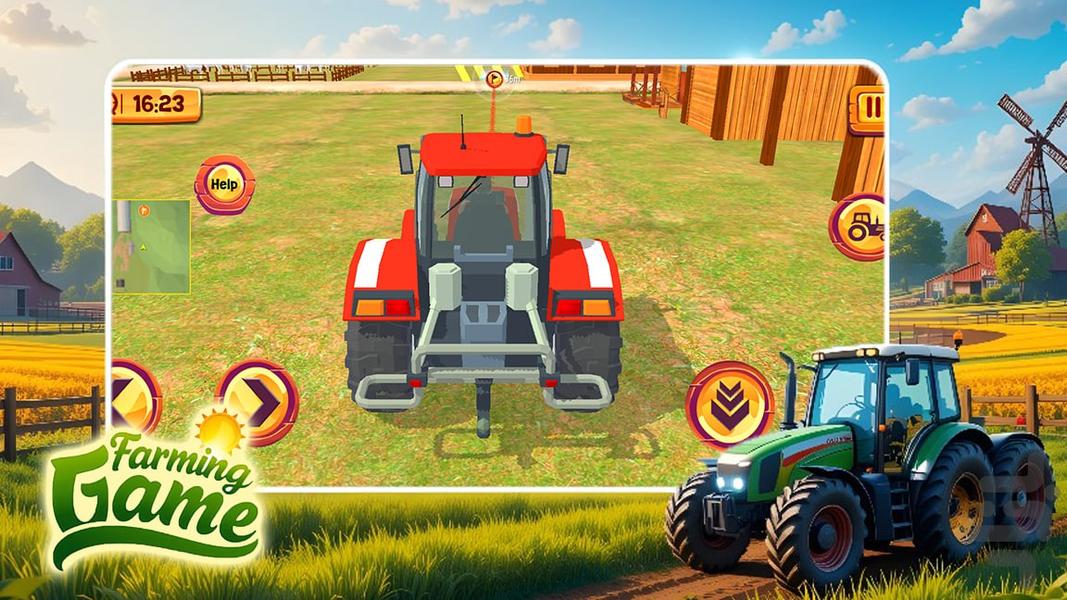 تراکتور بازی - Gameplay image of android game