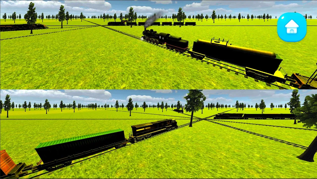 Crash of Trains Railroad Sim - عکس بازی موبایلی اندروید