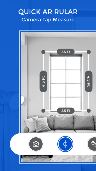 Quick AR Ruler - Camera Tape M - عکس برنامه موبایلی اندروید