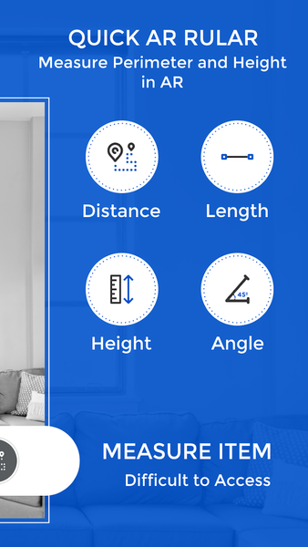 Quick AR Ruler - Camera Tape M - Image screenshot of android app