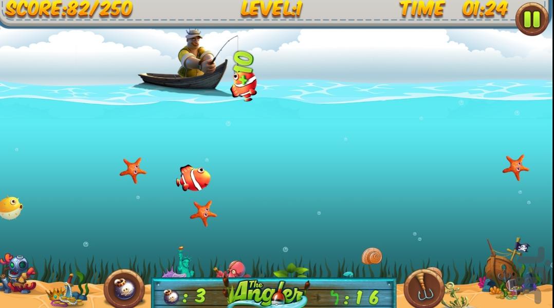 بازی امتیازی ماهیگیری - Gameplay image of android game
