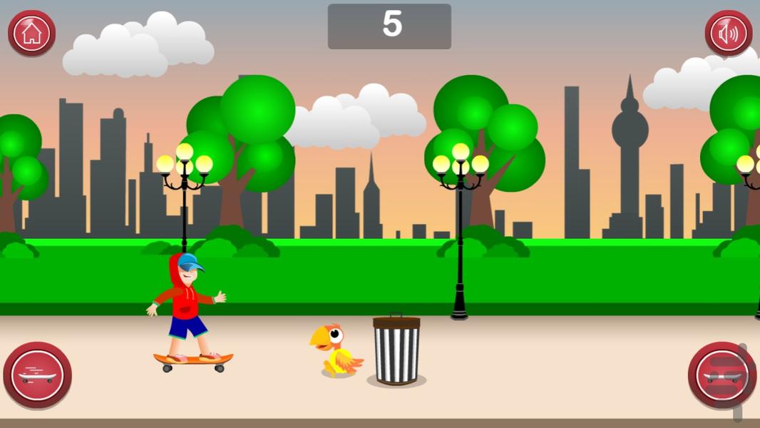 اسکیت باز_بازی اسکیت خیابانی - Gameplay image of android game