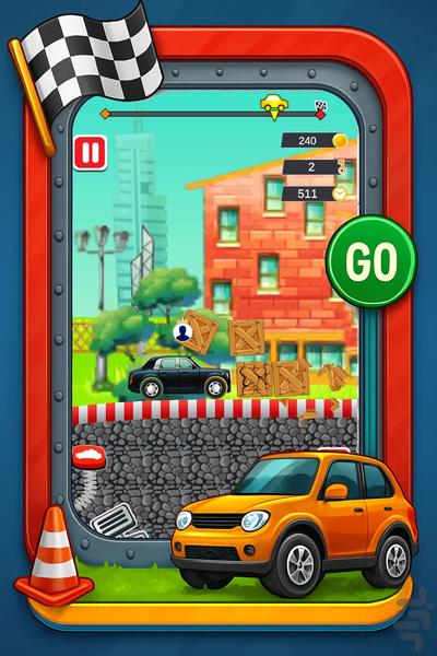 ماشین بازی کودکانه - Gameplay image of android game