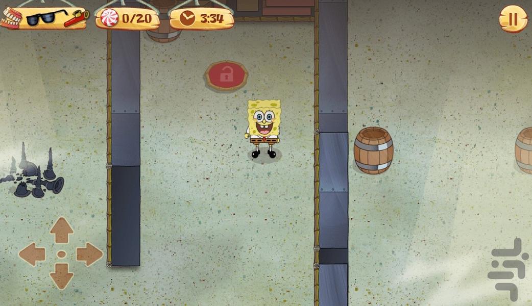 بازی باب اسفنجی _ گنج یاب - عکس بازی موبایلی اندروید