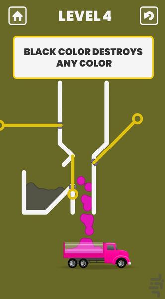 بازی امتیازی ریزش رنگ ها - Gameplay image of android game