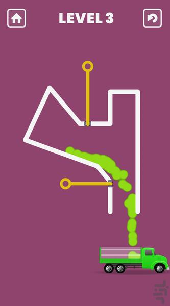 بازی امتیازی ریزش رنگ ها - Gameplay image of android game