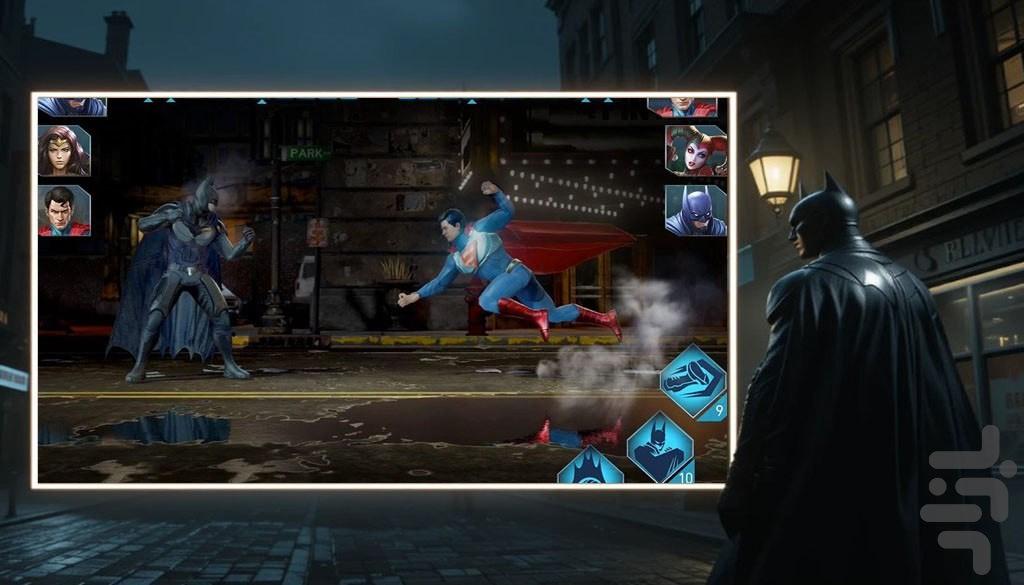 بازی بتمن - Gameplay image of android game