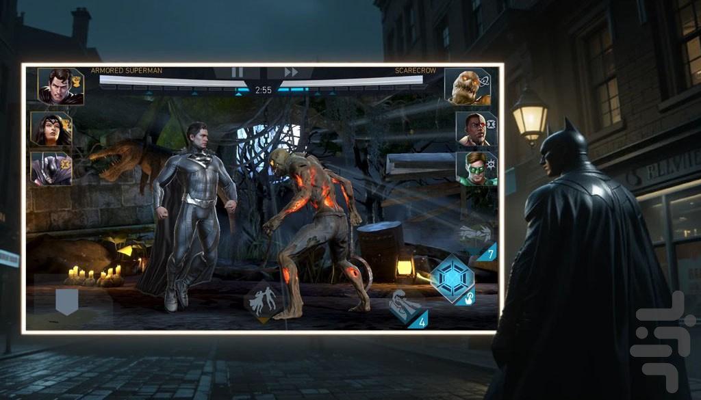 بازی بتمن - Gameplay image of android game