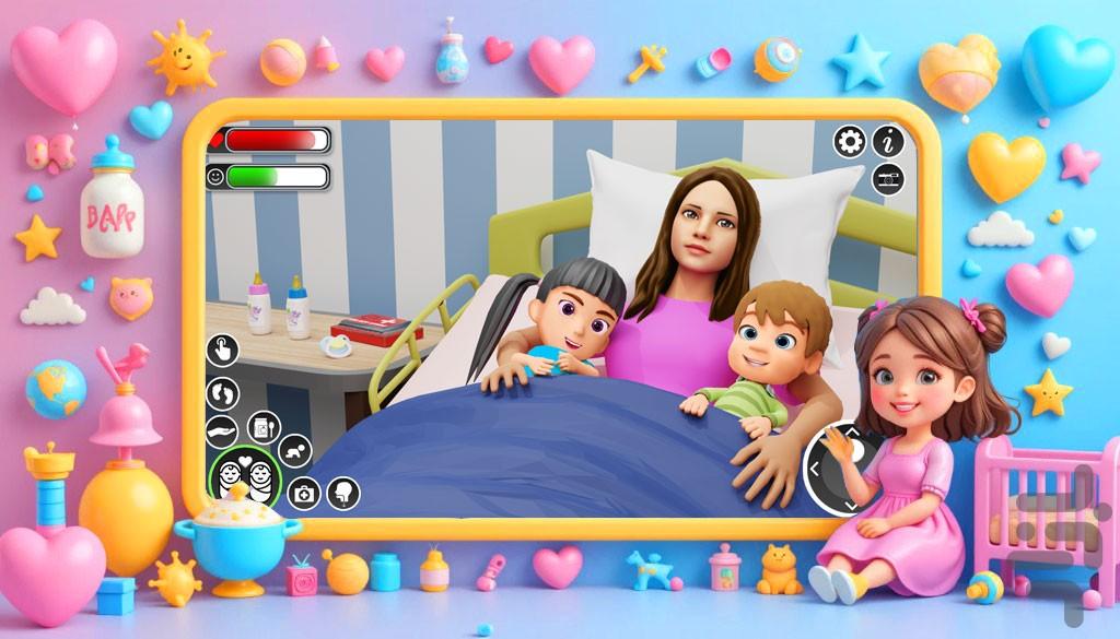 بچه داری - Gameplay image of android game