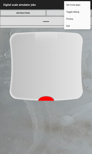 Digital scale simulator joke - عکس برنامه موبایلی اندروید