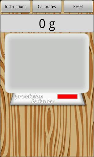 Precision digital scale - Image screenshot of android app