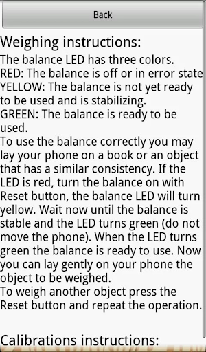 Precision digital scale - عکس برنامه موبایلی اندروید