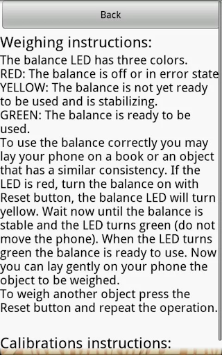 Precision digital scale - عکس برنامه موبایلی اندروید