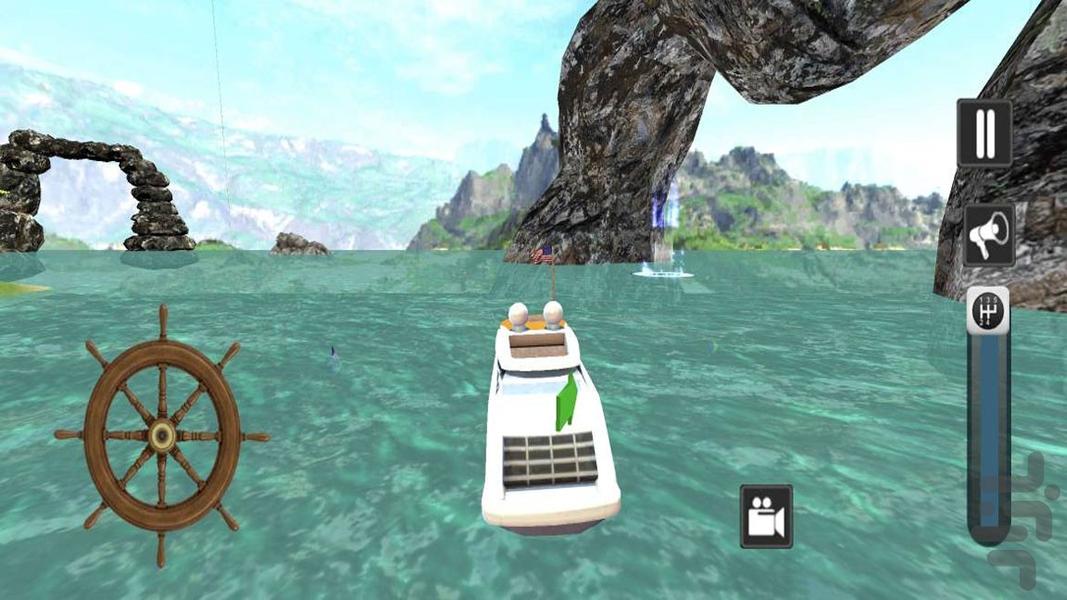 بازی قایق سواری - Gameplay image of android game