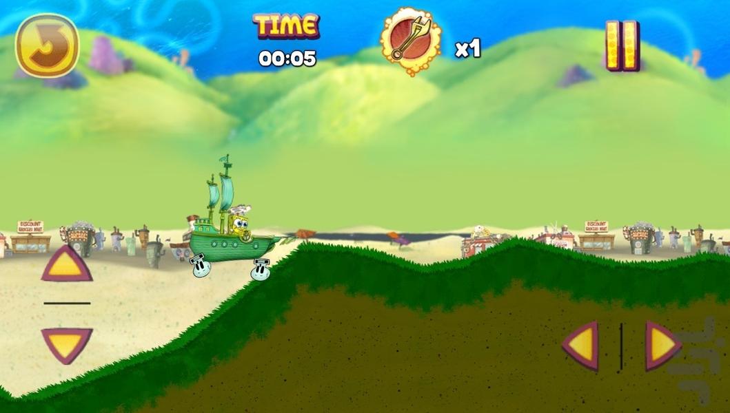 قایق باب اسفنجی - عکس بازی موبایلی اندروید