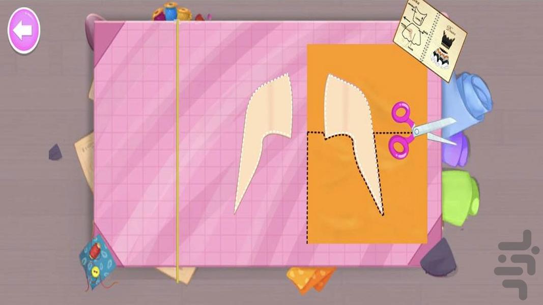 بازی خیاطی دخترانه - Gameplay image of android game