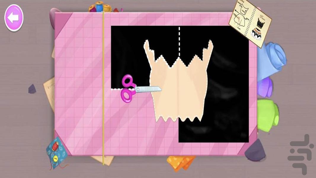 بازی خیاطی دخترانه - Gameplay image of android game