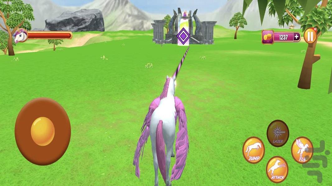 بازی دخترانه اسب شاهزاده - Gameplay image of android game