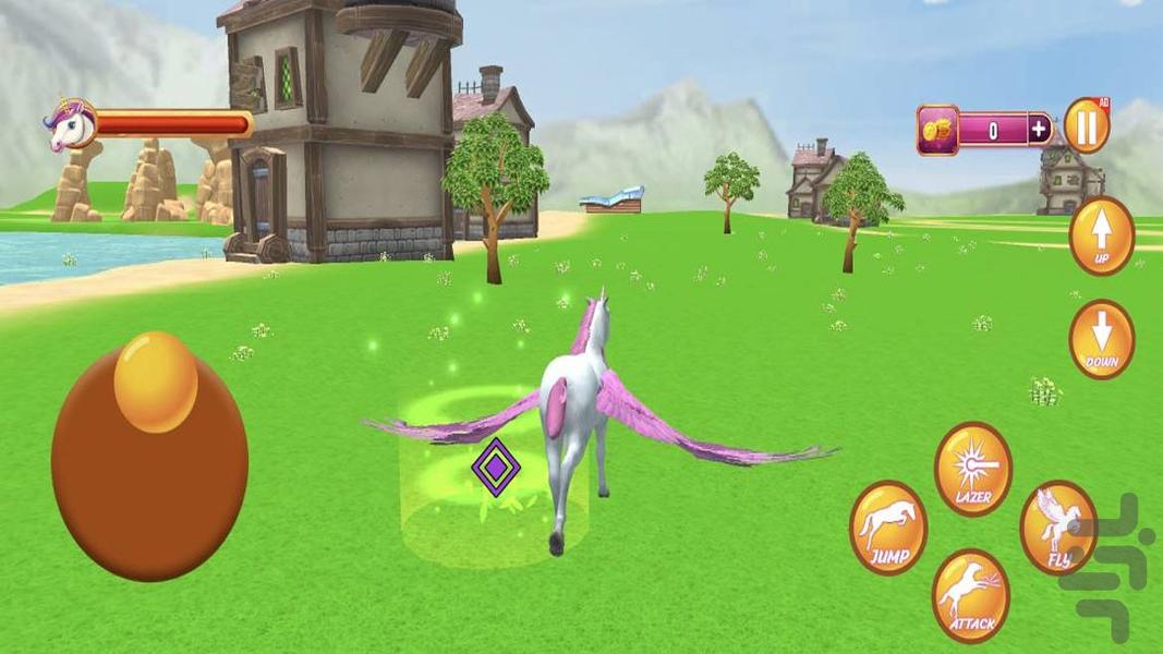بازی دخترانه اسب شاهزاده - Gameplay image of android game