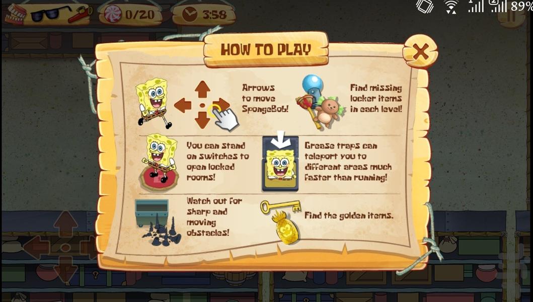 باب اسفنجی و زامبی ها - Image screenshot of android app