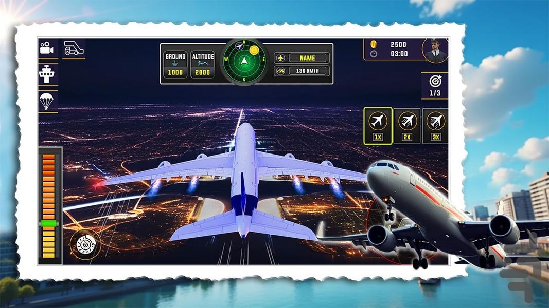 بازی هواپیمایی - عکس بازی موبایلی اندروید