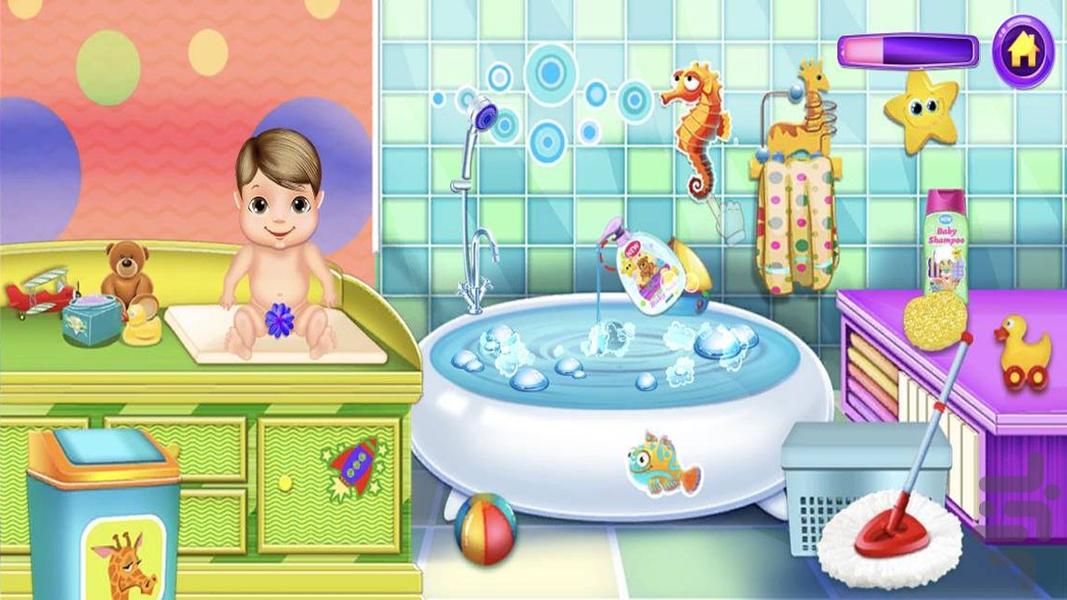 بازی دخترانه خانه داری - Gameplay image of android game