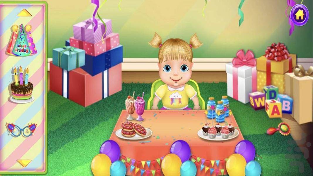 بازی دخترانه خانه داری - Gameplay image of android game