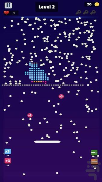 توپ بازی امتیازی - Gameplay image of android game