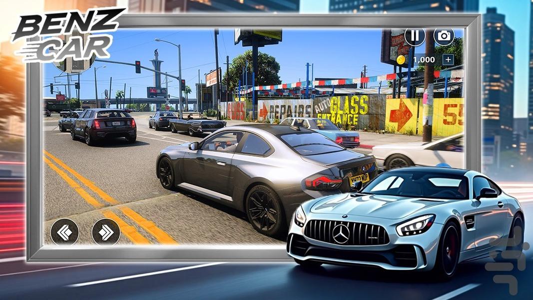 ماشین بازی بنز - Gameplay image of android game