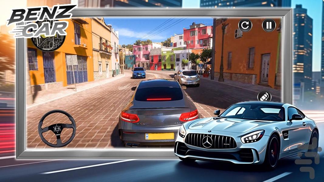 ماشین بازی بنز - Gameplay image of android game
