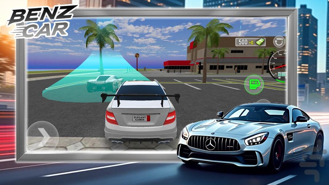 ماشین بازی بنز - Gameplay image of android game